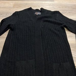 Black knitted sweater
